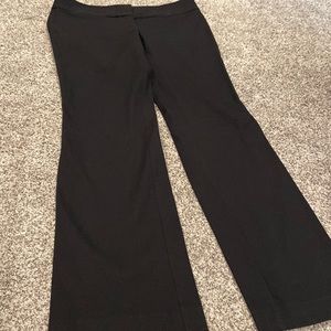 Black size 8- women's Ann Taylor Loft black dress slacks-Marisa